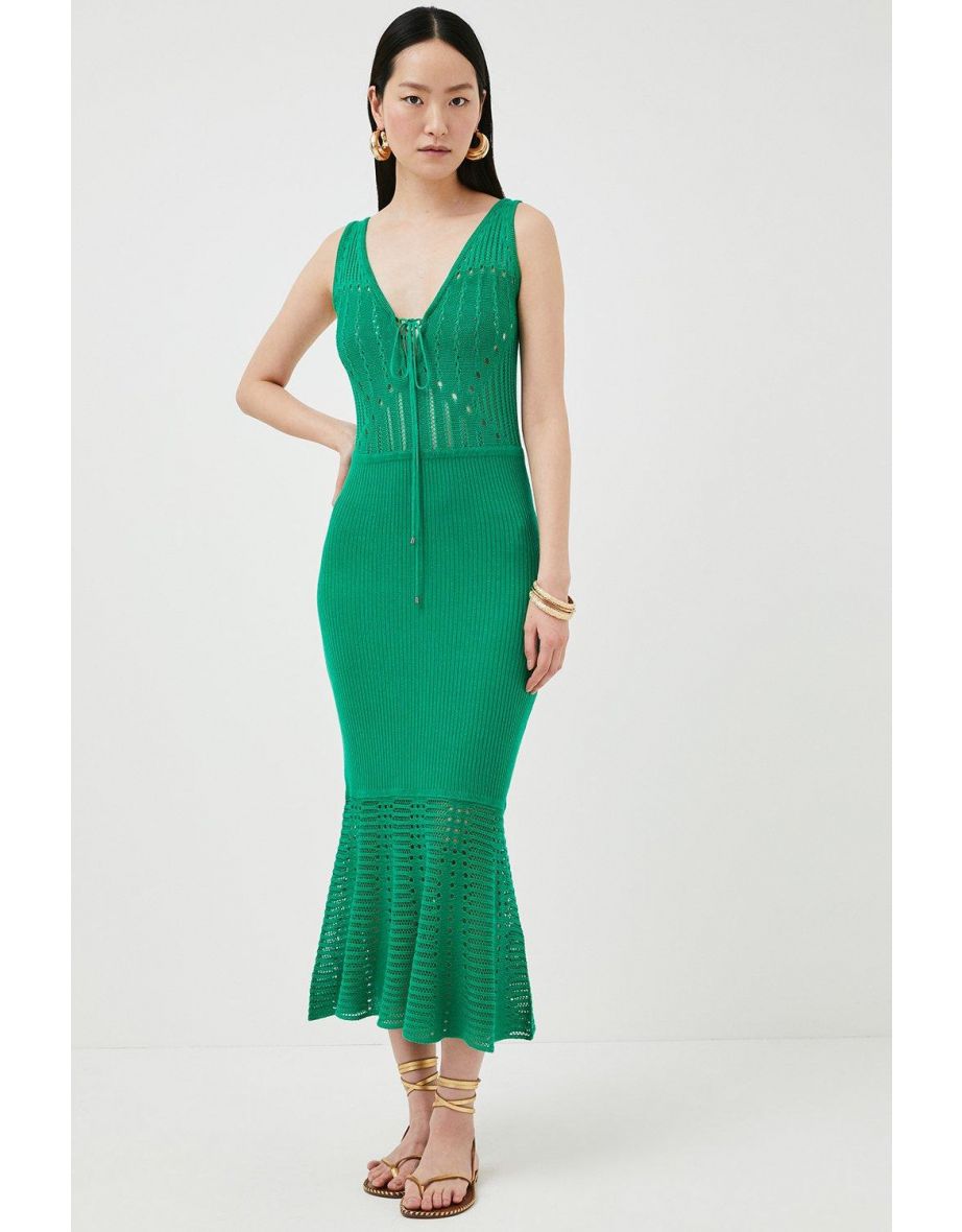 Crochet Knit Dress