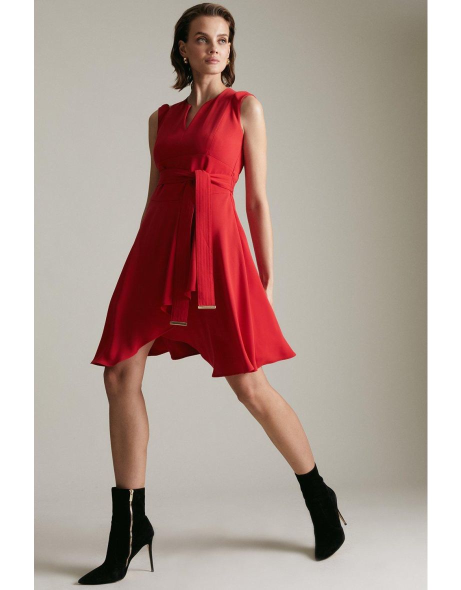 Soft Tailored Short Waterfall Dress