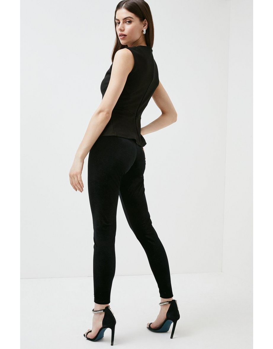 Sparkle Trim Jersey Legging - 2