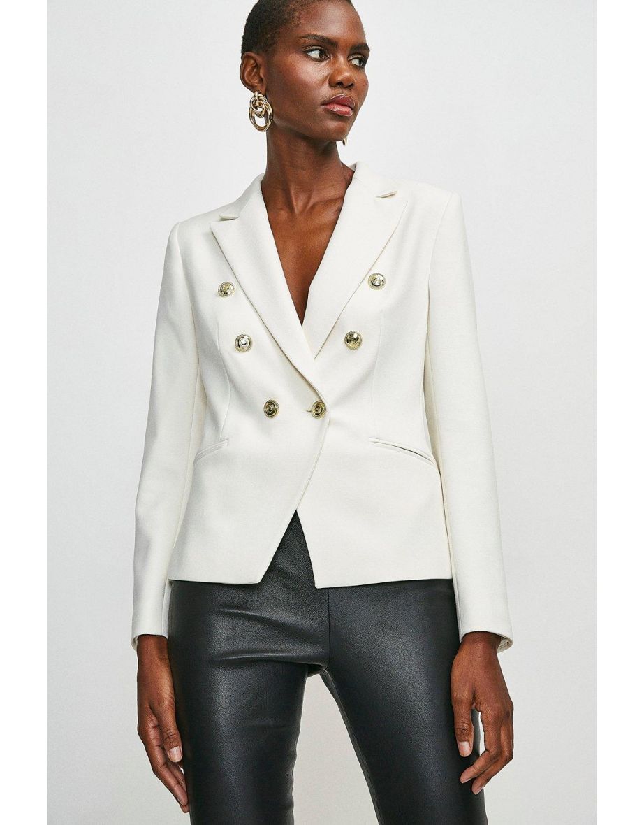 Military tailored hotsell button blazer