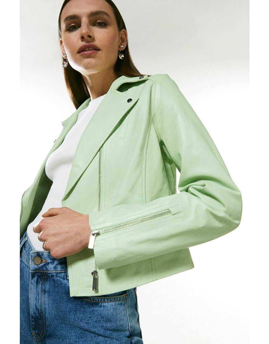 Leather Signature Biker Jacket