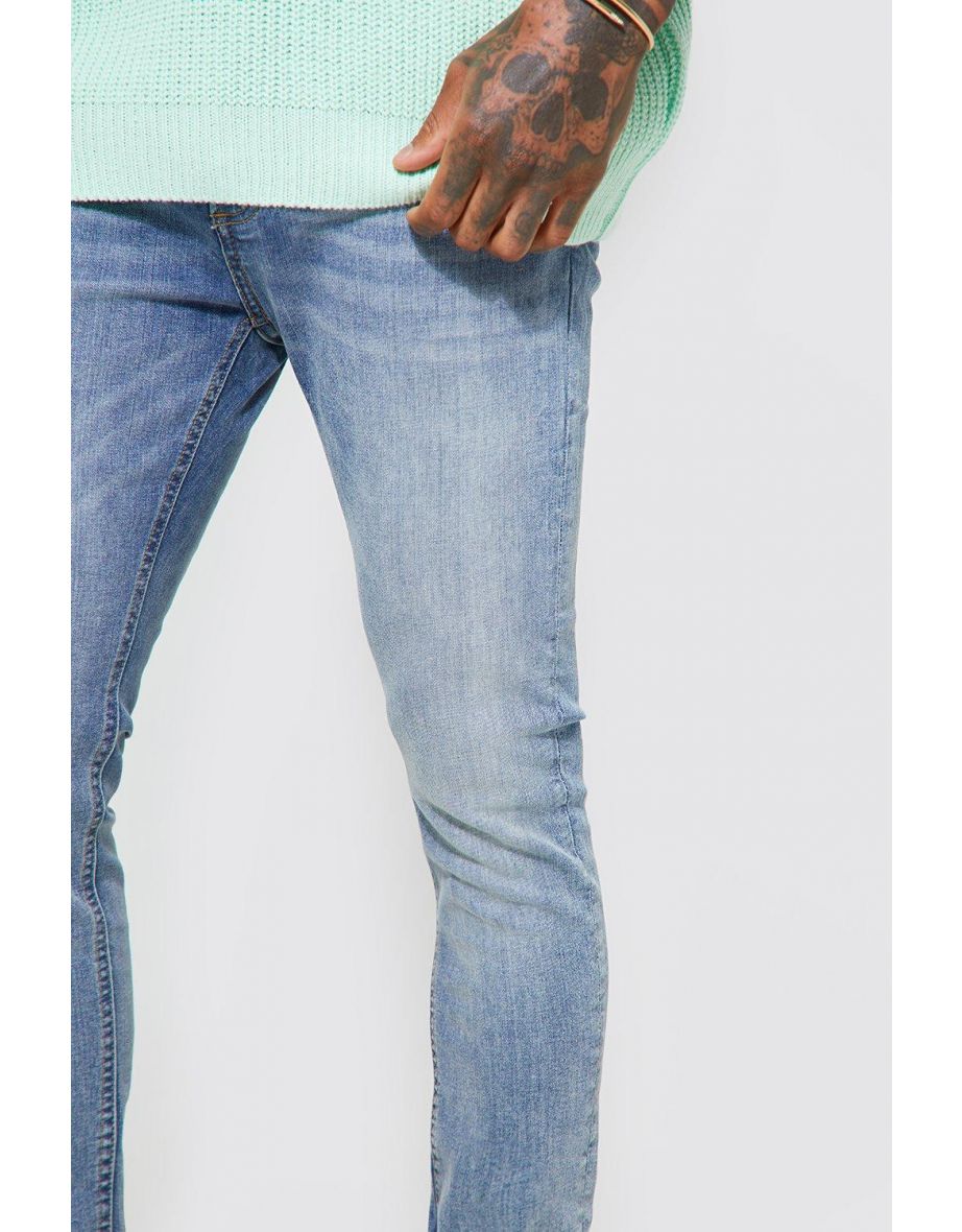 Skinny Stretch Jeans - antique blue - 2