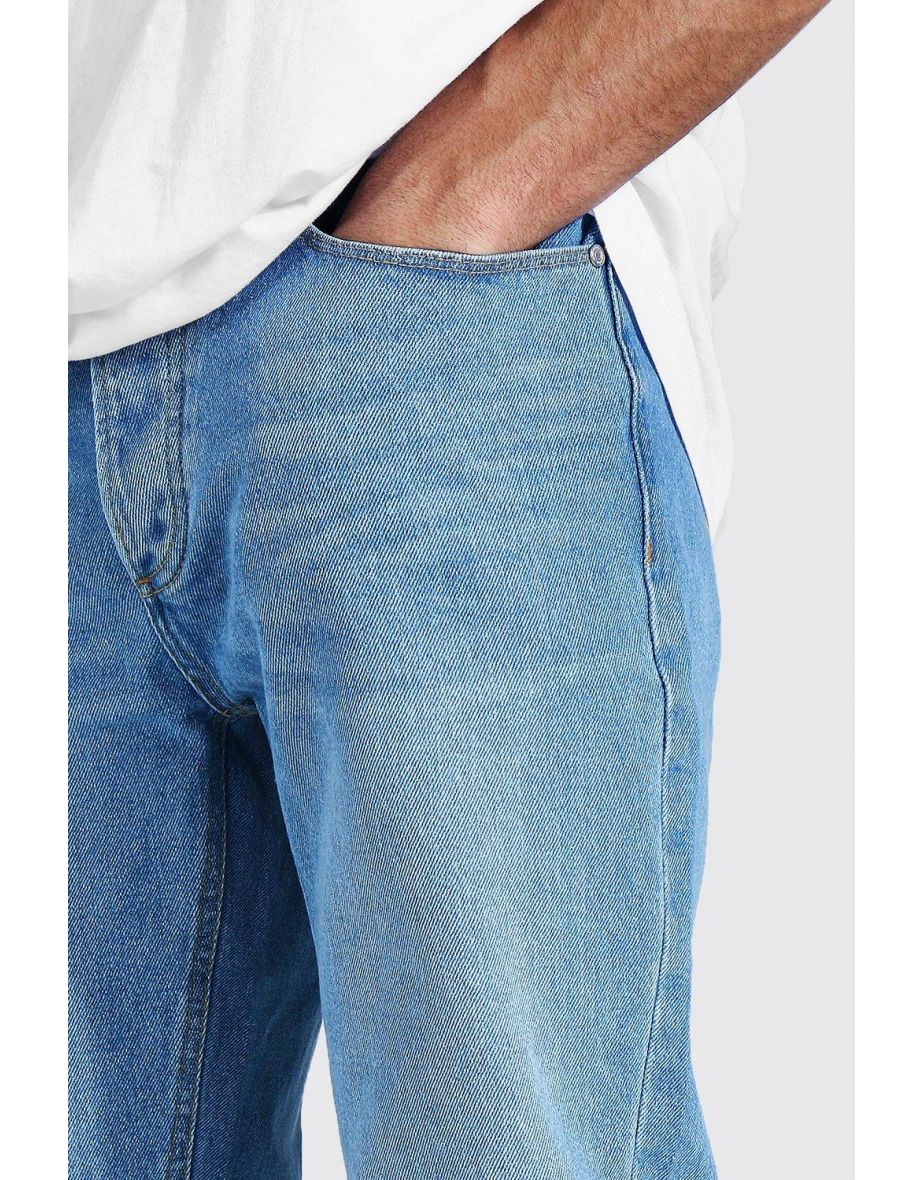 Tapered Fit Rigid Jeans - light blue - 2