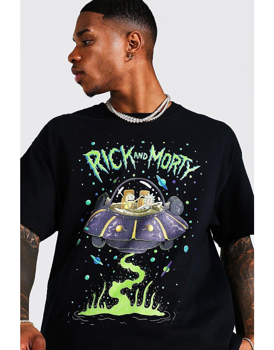Oversized Rick & Morty License T-shirt - black - 2