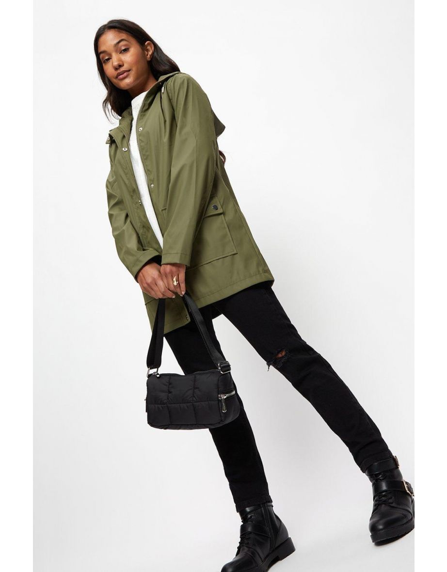 Khaki raincoat best sale