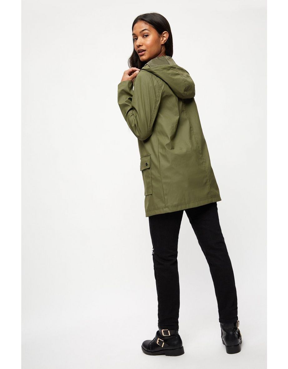 Dorothy Perkins Khaki Raincoat - 2
