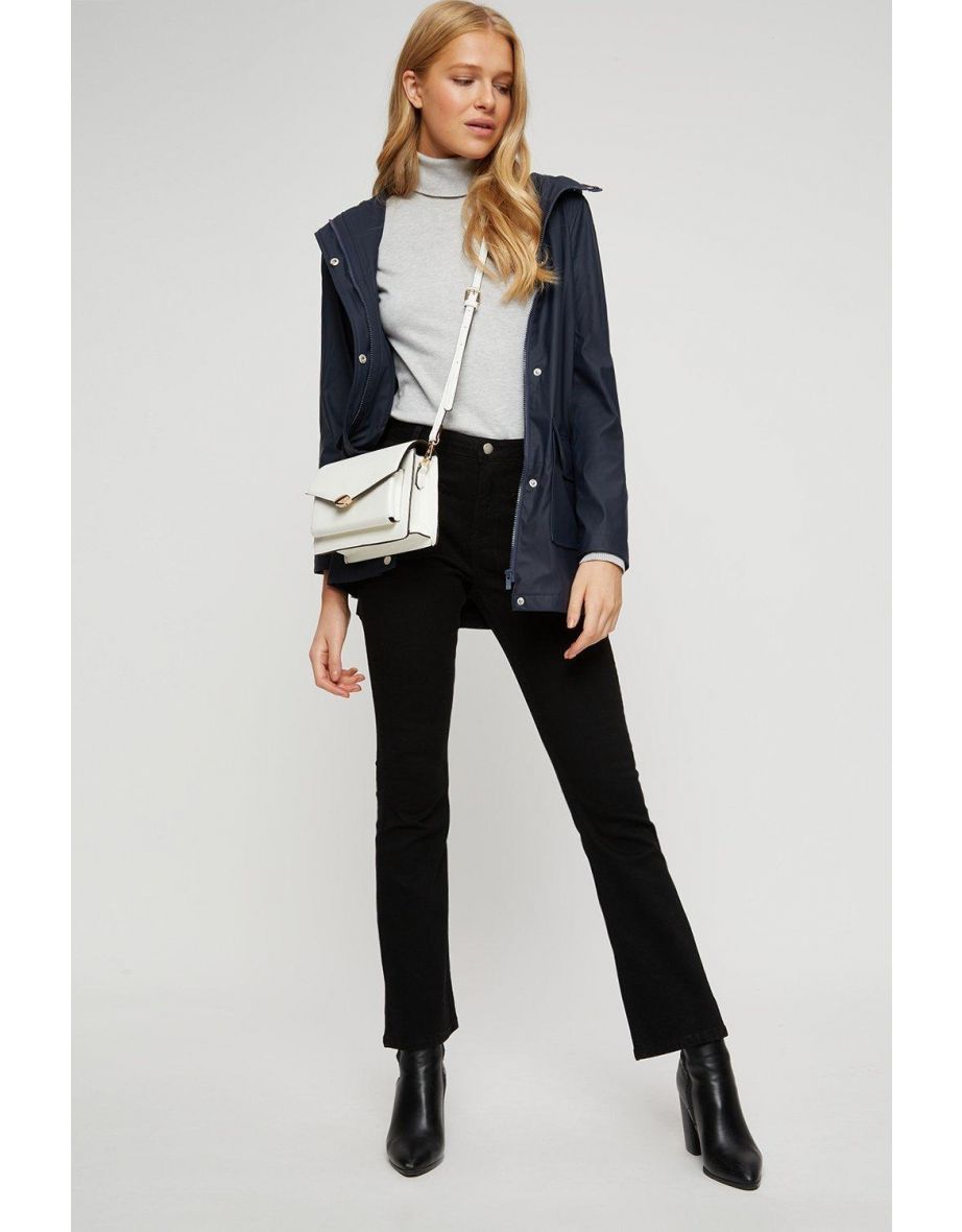 Dorothy Perkins Navy Raincoat