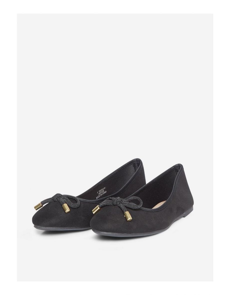 حذاء فلات دوروثي بيركنز باللون الأسود