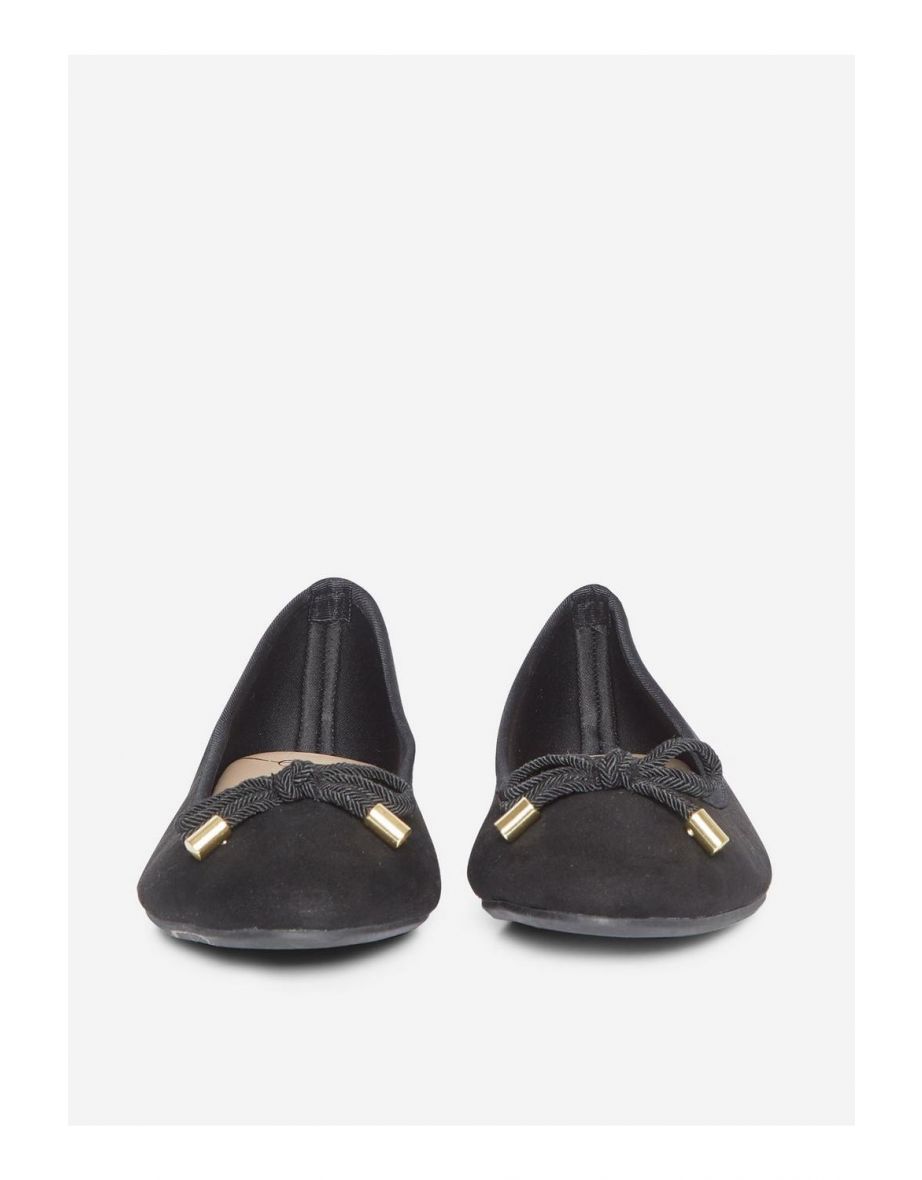 حذاء فلات دوروثي بيركنز باللون الأسود - 2