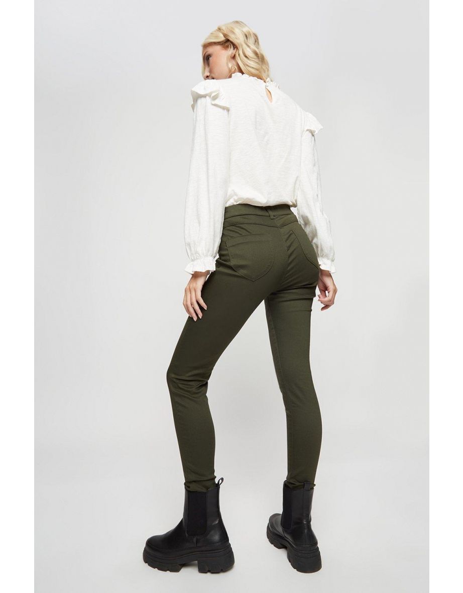 Dorothy Perkins Khaki Eden Jegging - 2