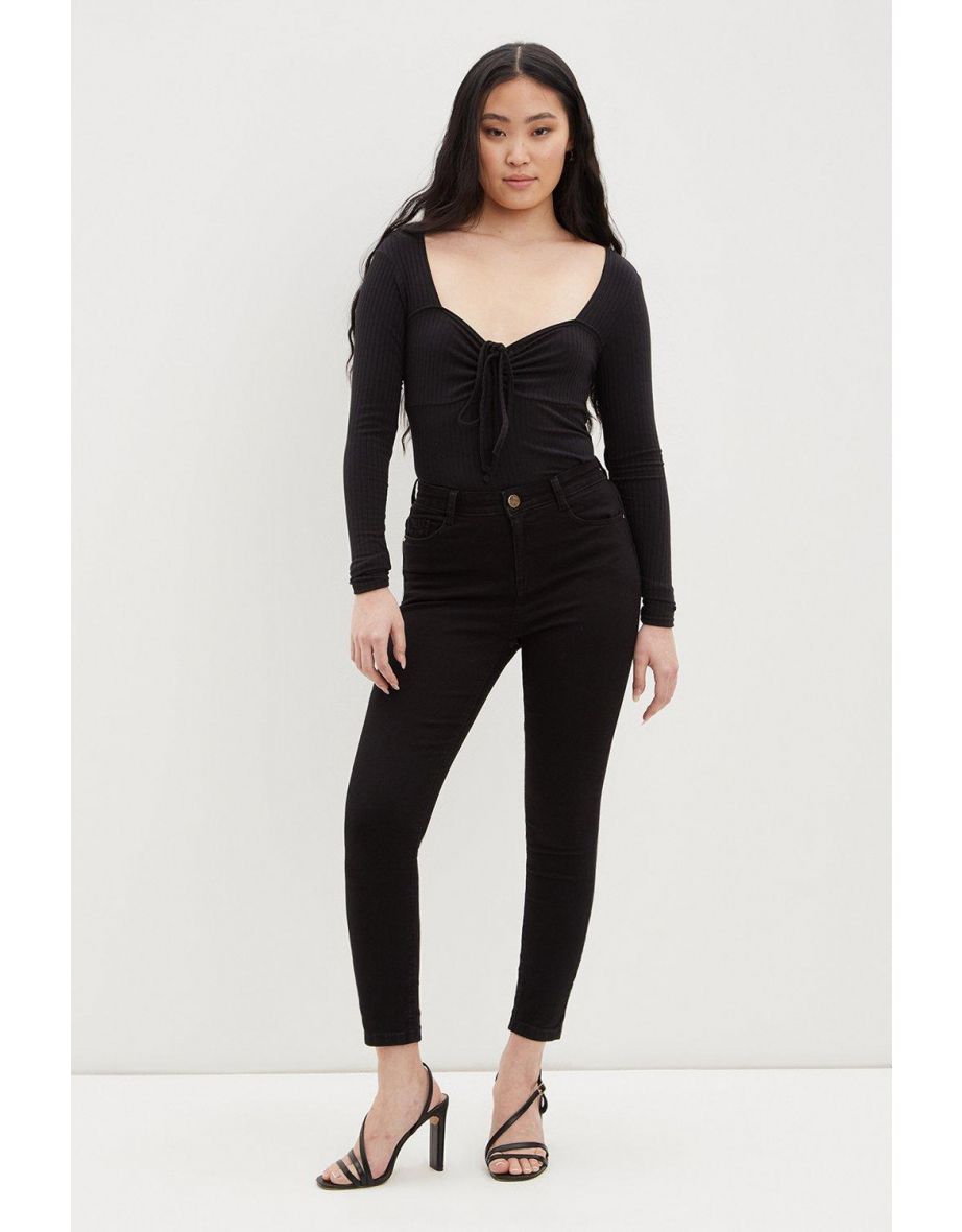 Tall Black Shape & Lift Jeans