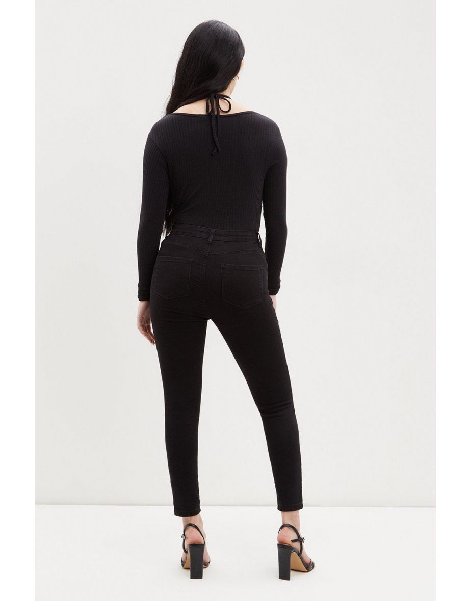 Tall Black Shape & Lift Jeans - 2