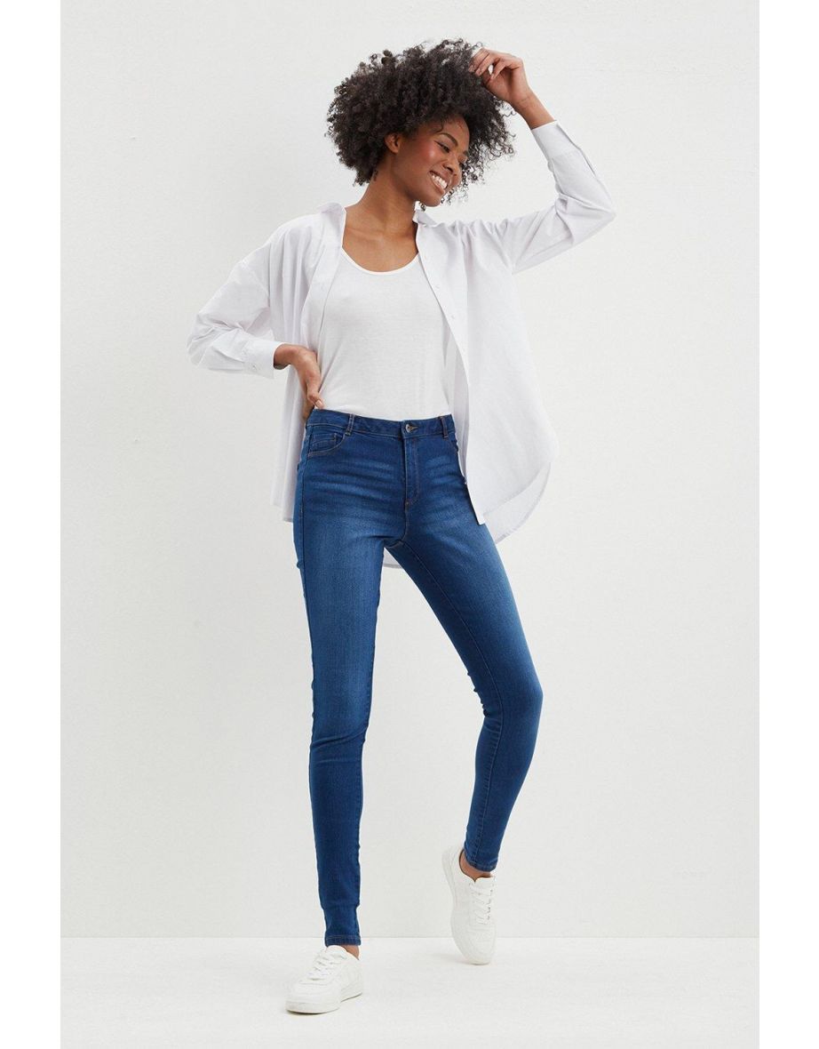 Tall Mid Wash Skinny Ellis Jean