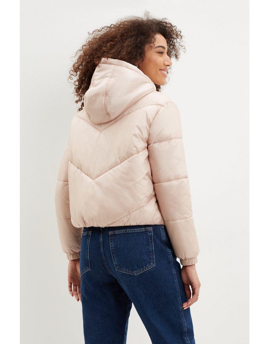 Short Wide Padded Coat - 2