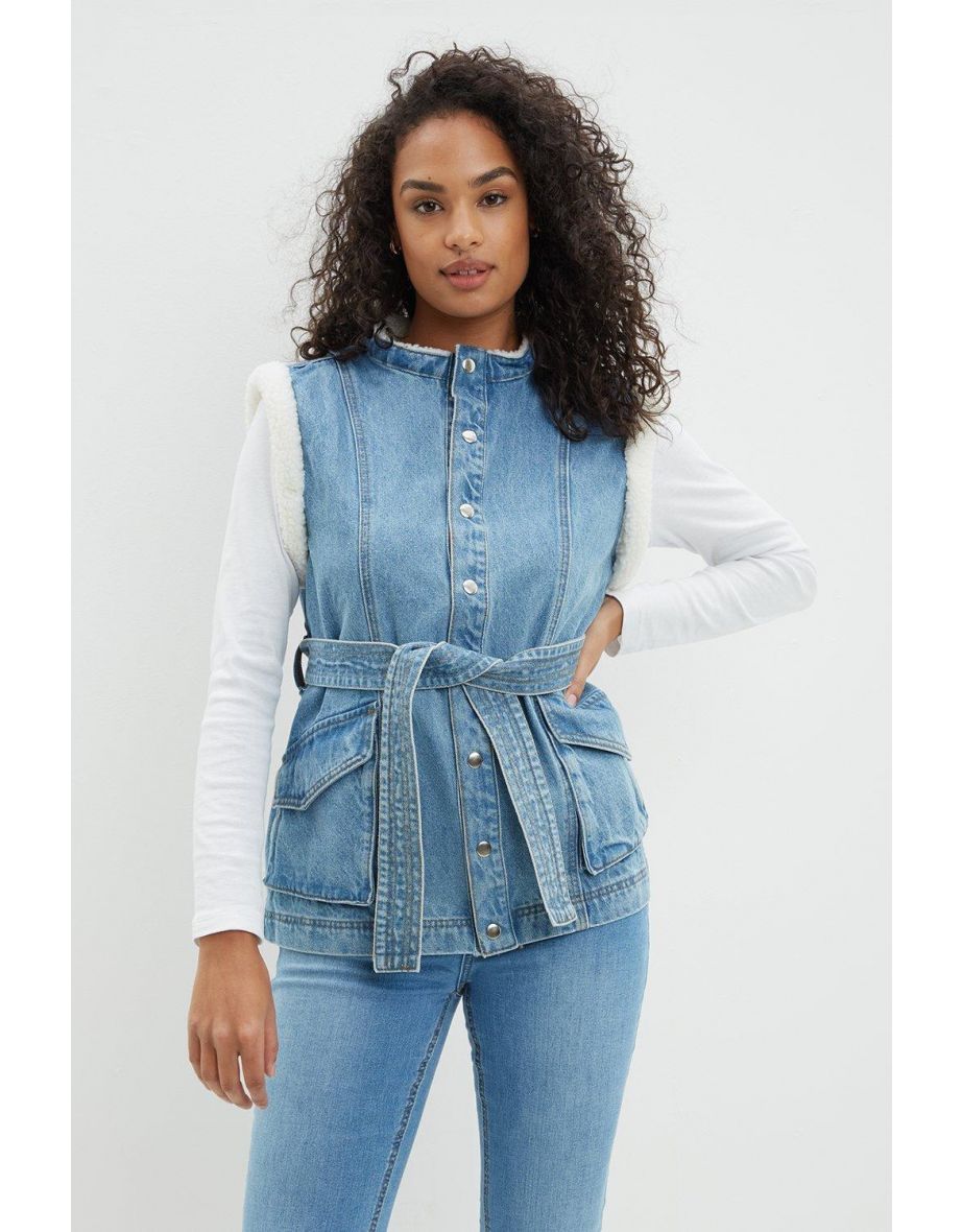 Dorothy perkins sleeveless jacket shop