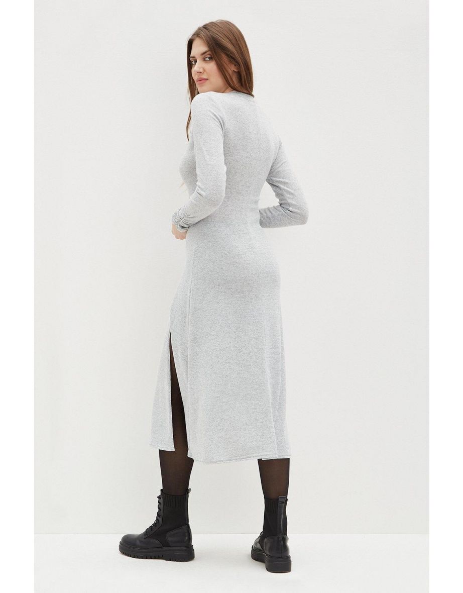 Tall Brushed Midi Dress - 2