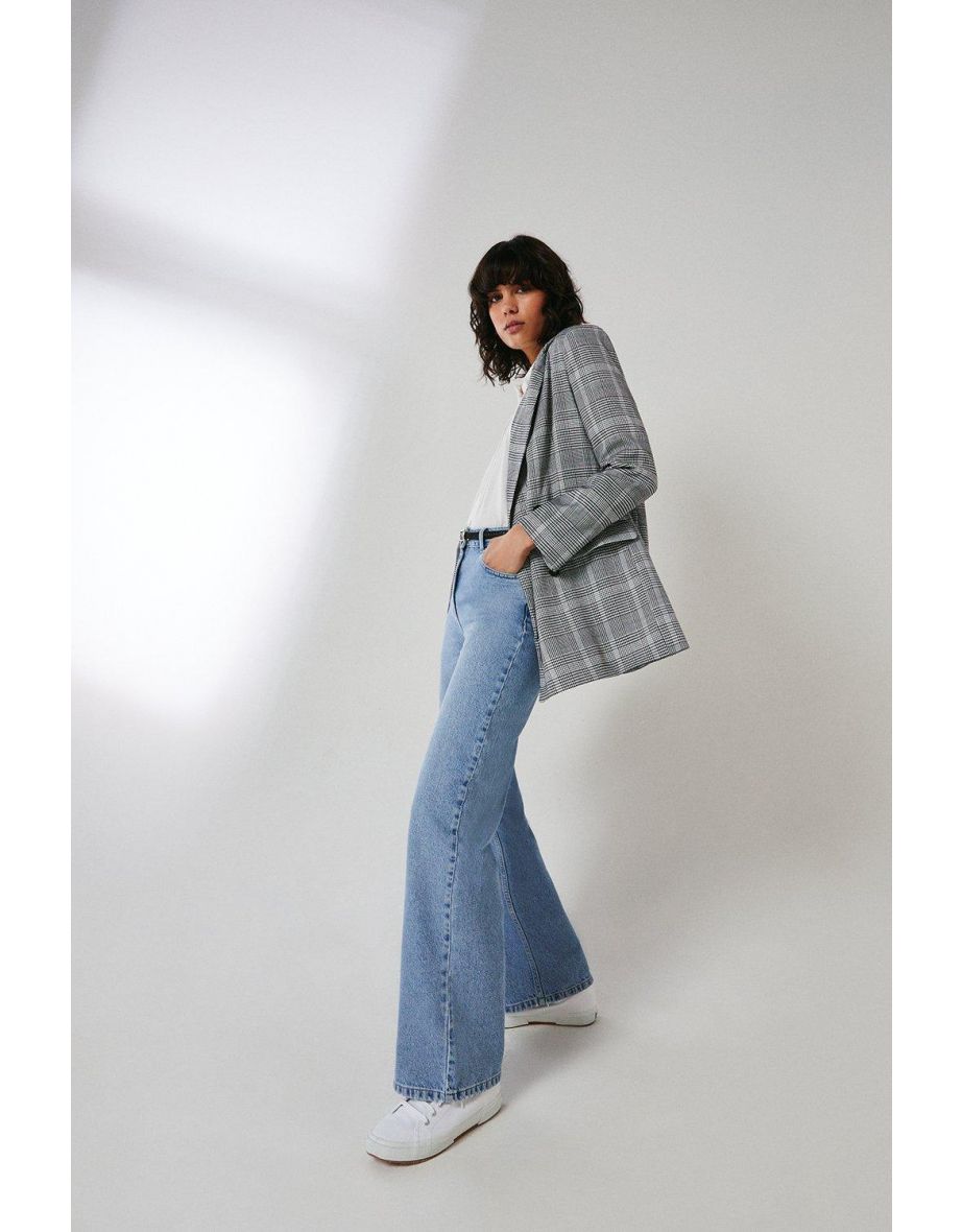 76s Organic Cotton Wide Leg Full Length Jean