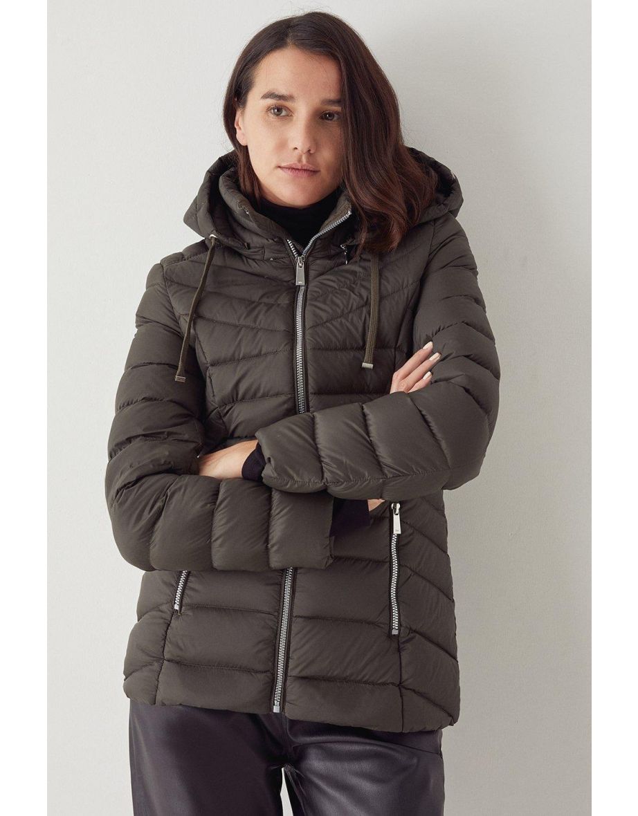 Lightweight Short Packable Padded Jacket