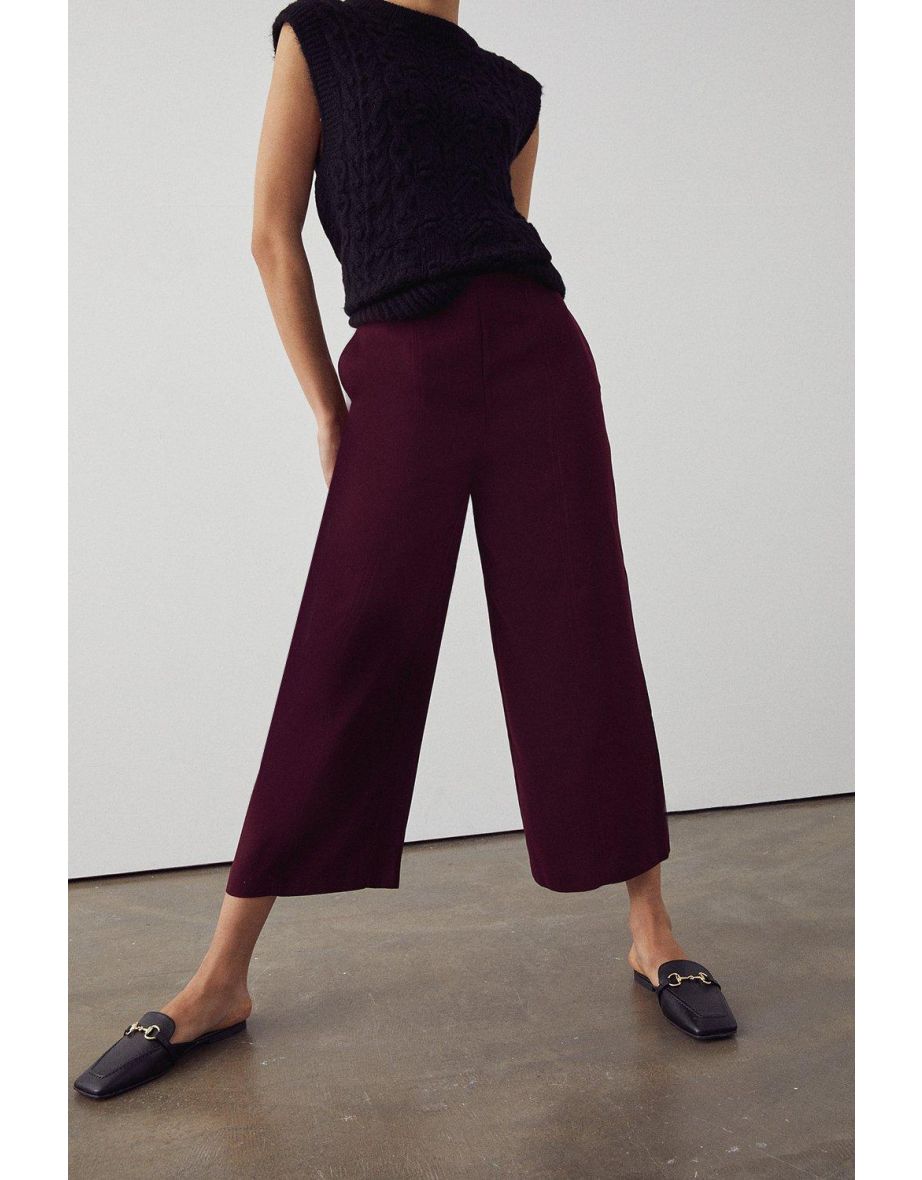 Wide Crop Trouser