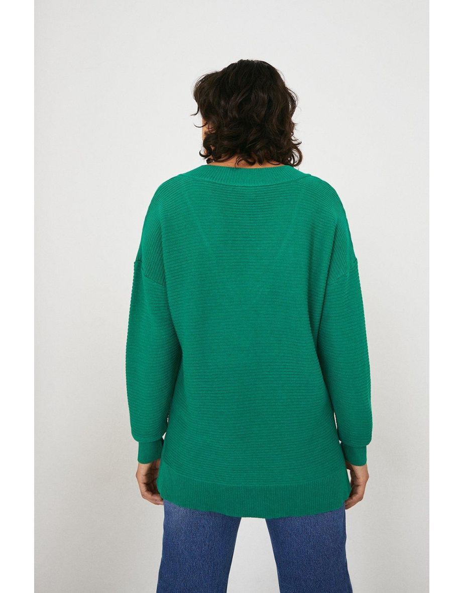 Ottoman Split Side Knit Jumper - 2