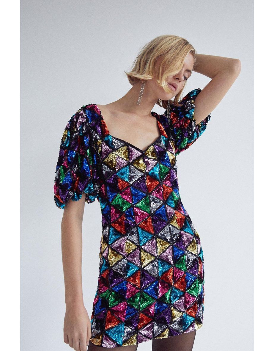 Warehouse on sale rainbow dress