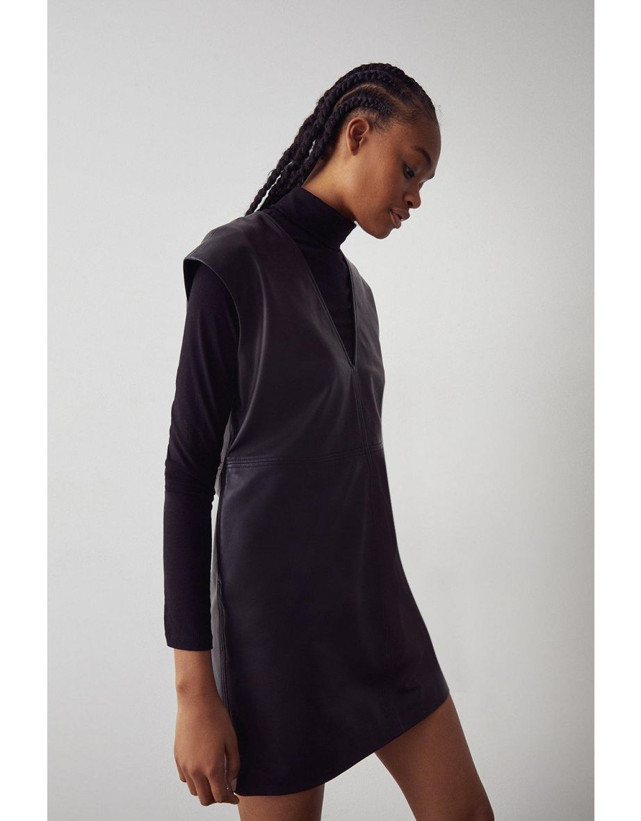Warehouse pinafore dress on sale