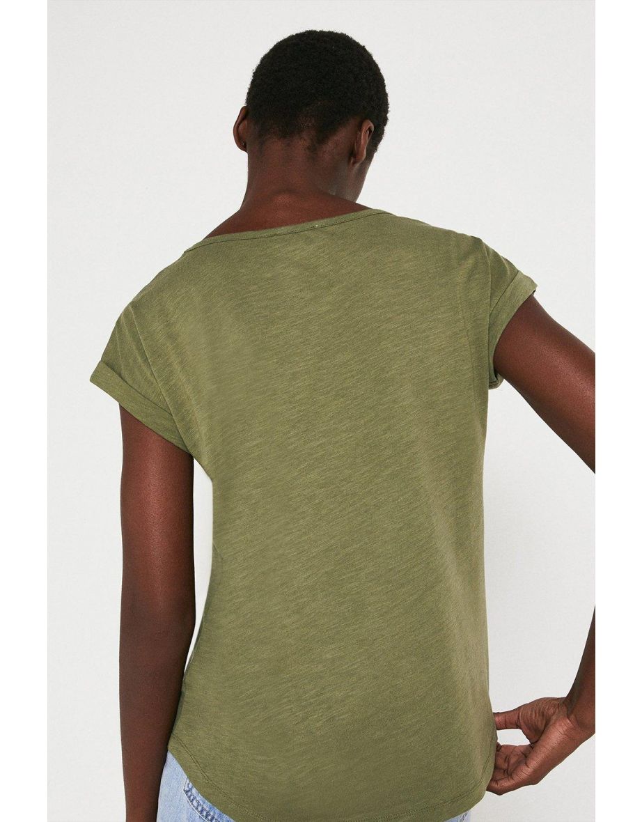 Organic Cotton Casual Slub T-Shirt - 2