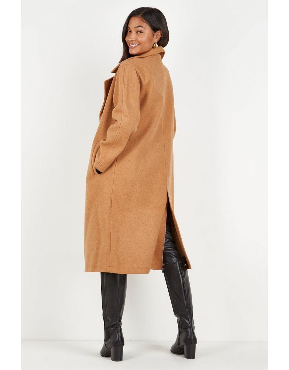 Unlined Double Breasted Coat - 2