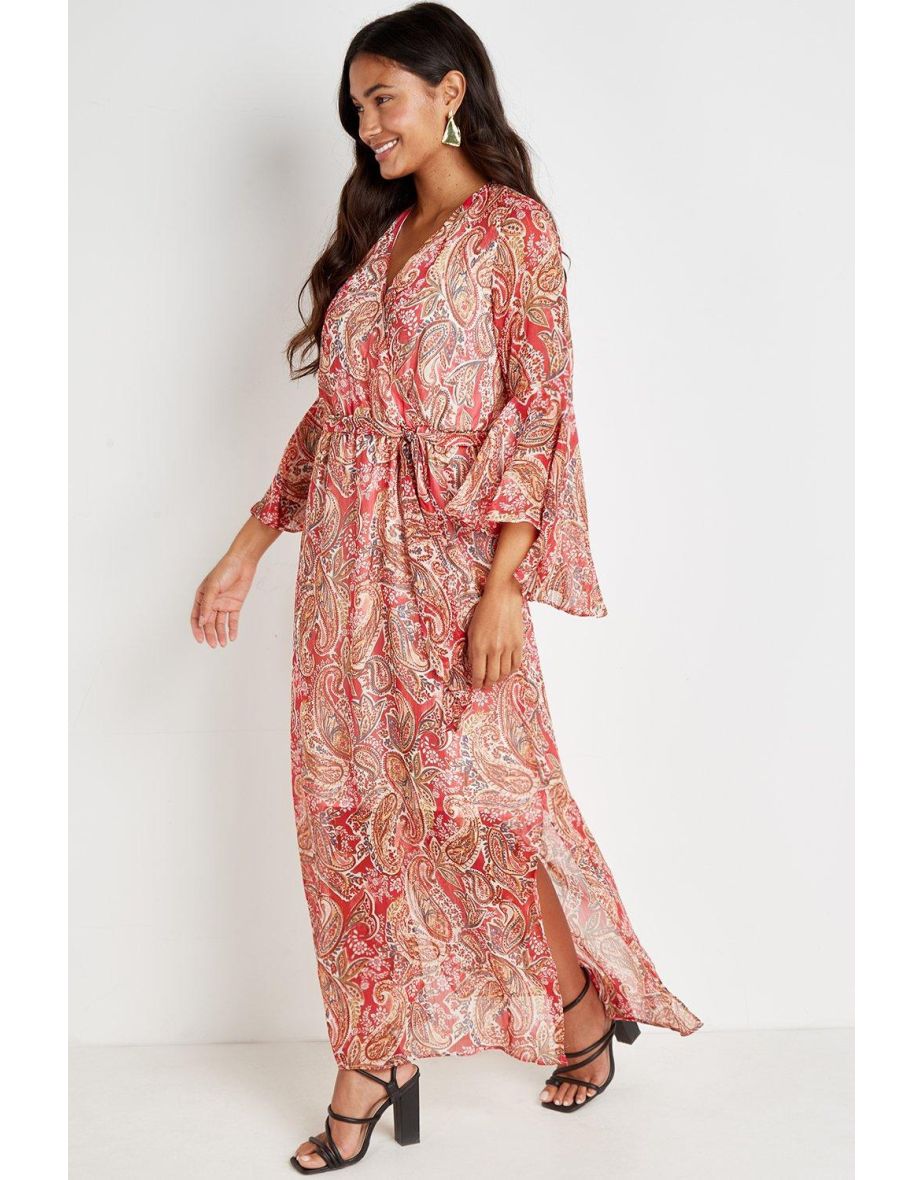 Wallis paisley maxi dress discount