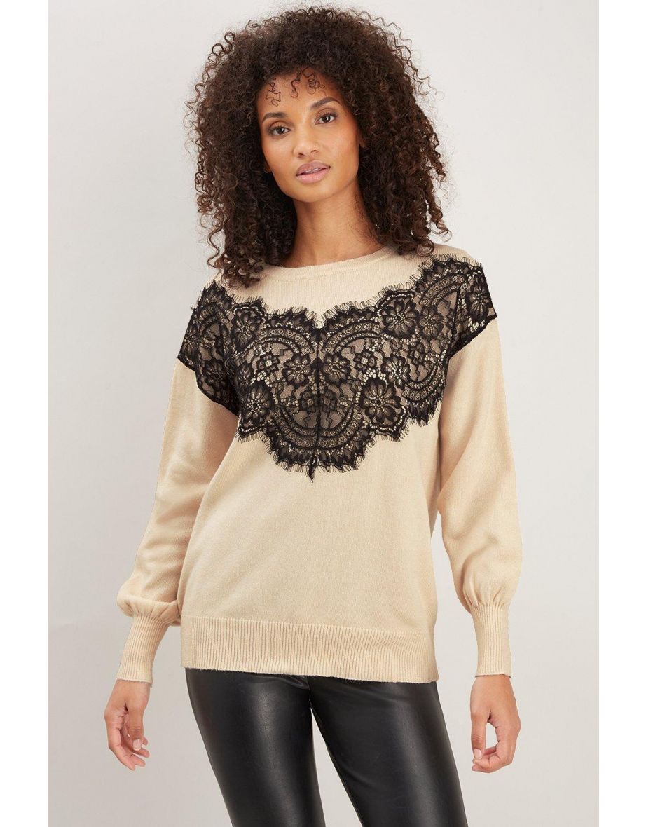 Lace front jumper store