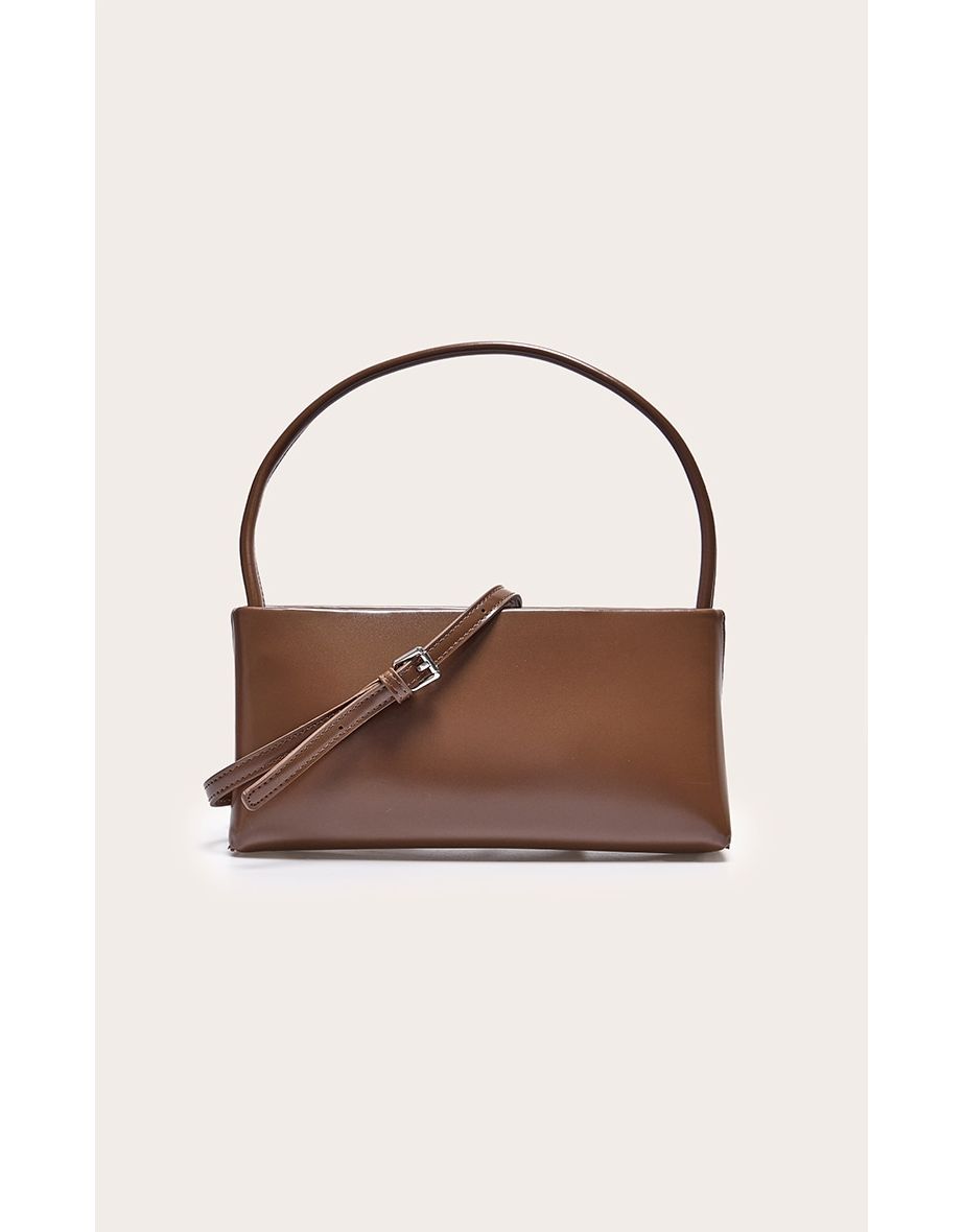 Chocolate Slim Shoulder Bag