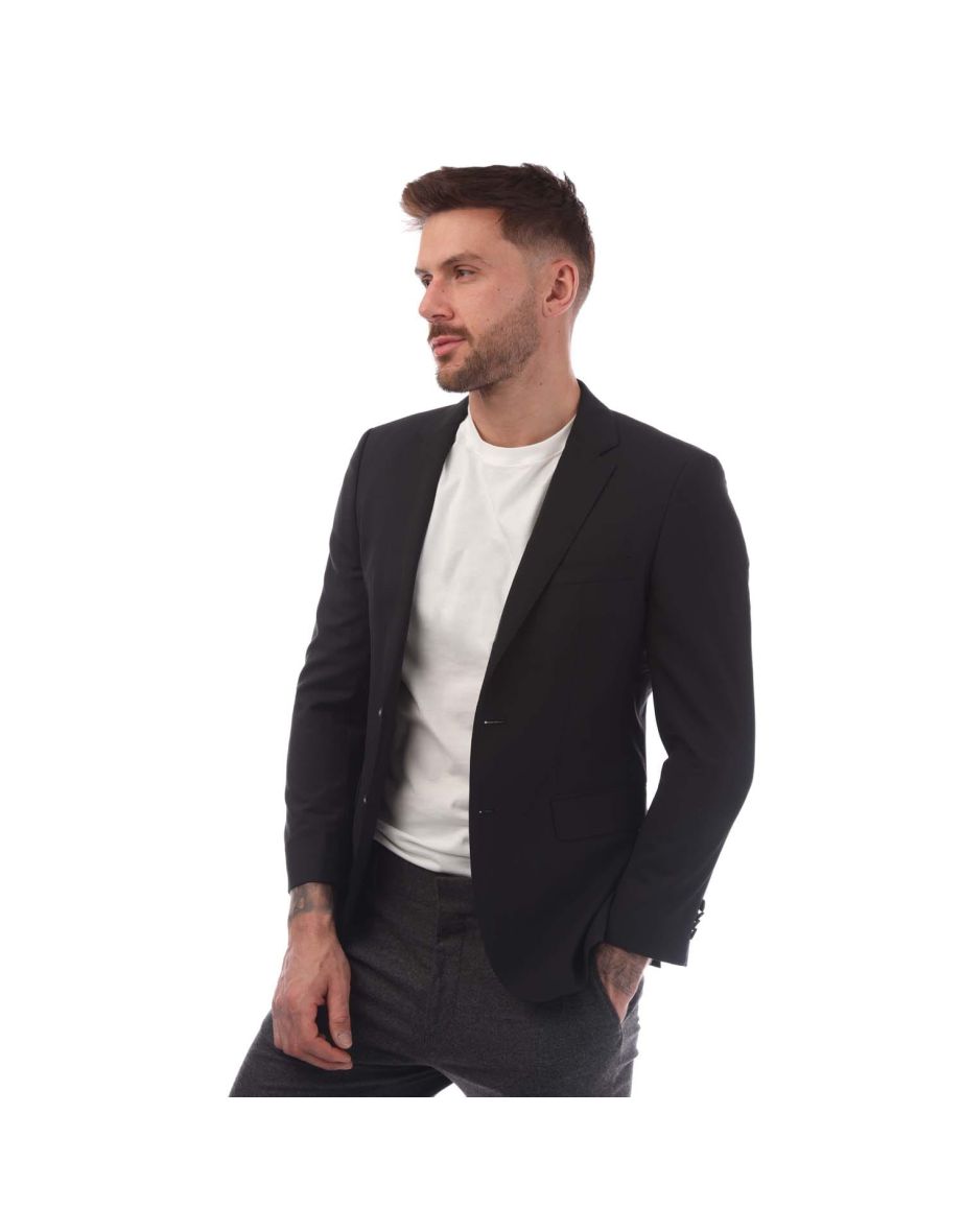 Men's Boss The Rider Blazer Jacket in Black