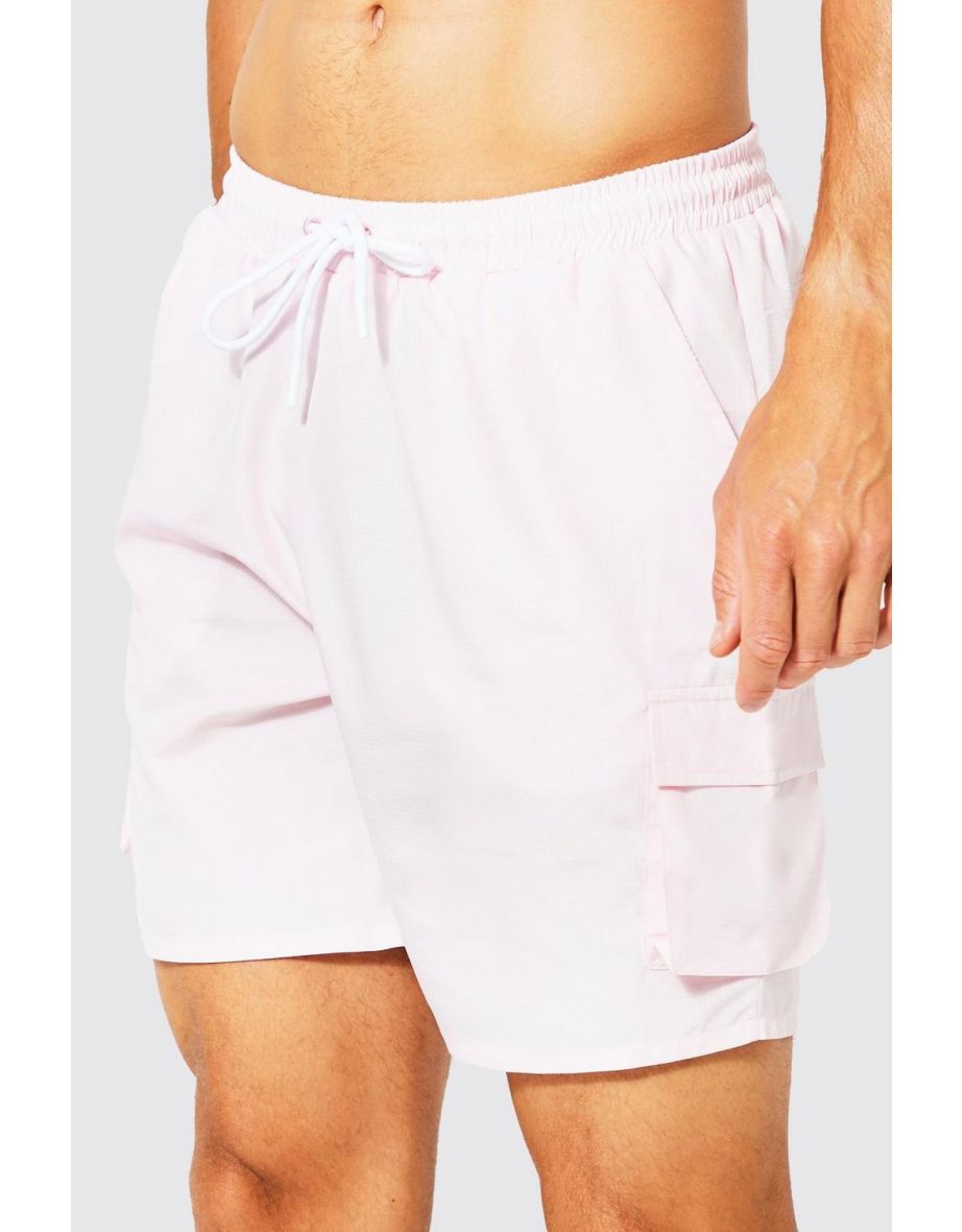 Tall Ripstop Cargo Swim Short - pastel pink - 2