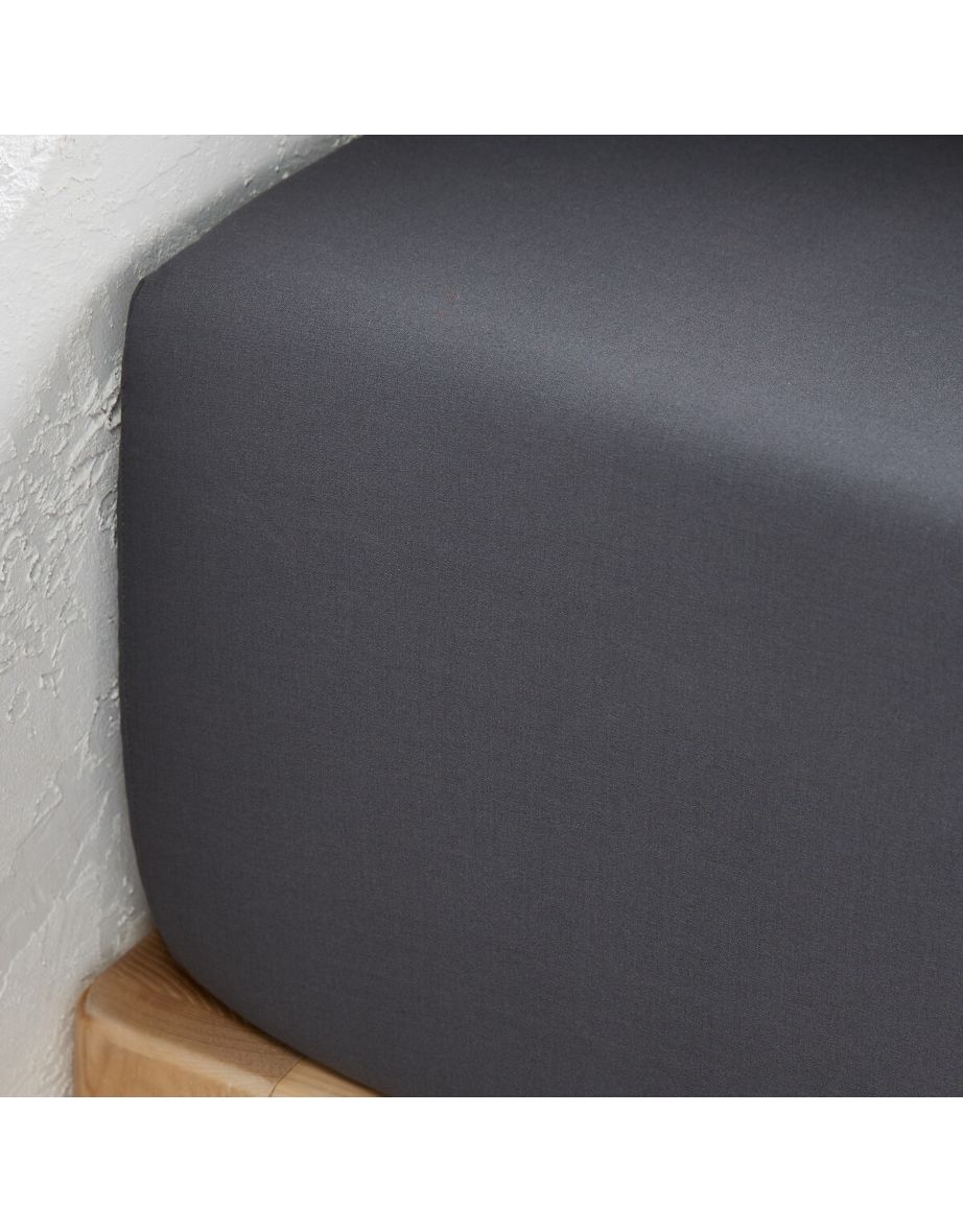 Scenario Cotton Percale Fitted Sheet, 40cm Flap - 2