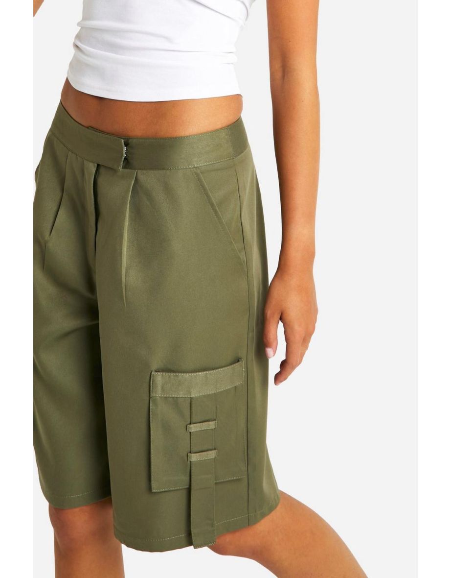 Cargo Culottes - khaki - 3