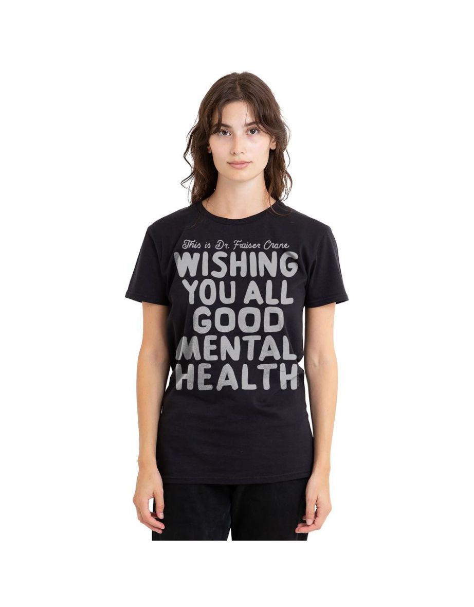 Frasier Unisex Adult The Frasier Sign Off T-Shirt - Black