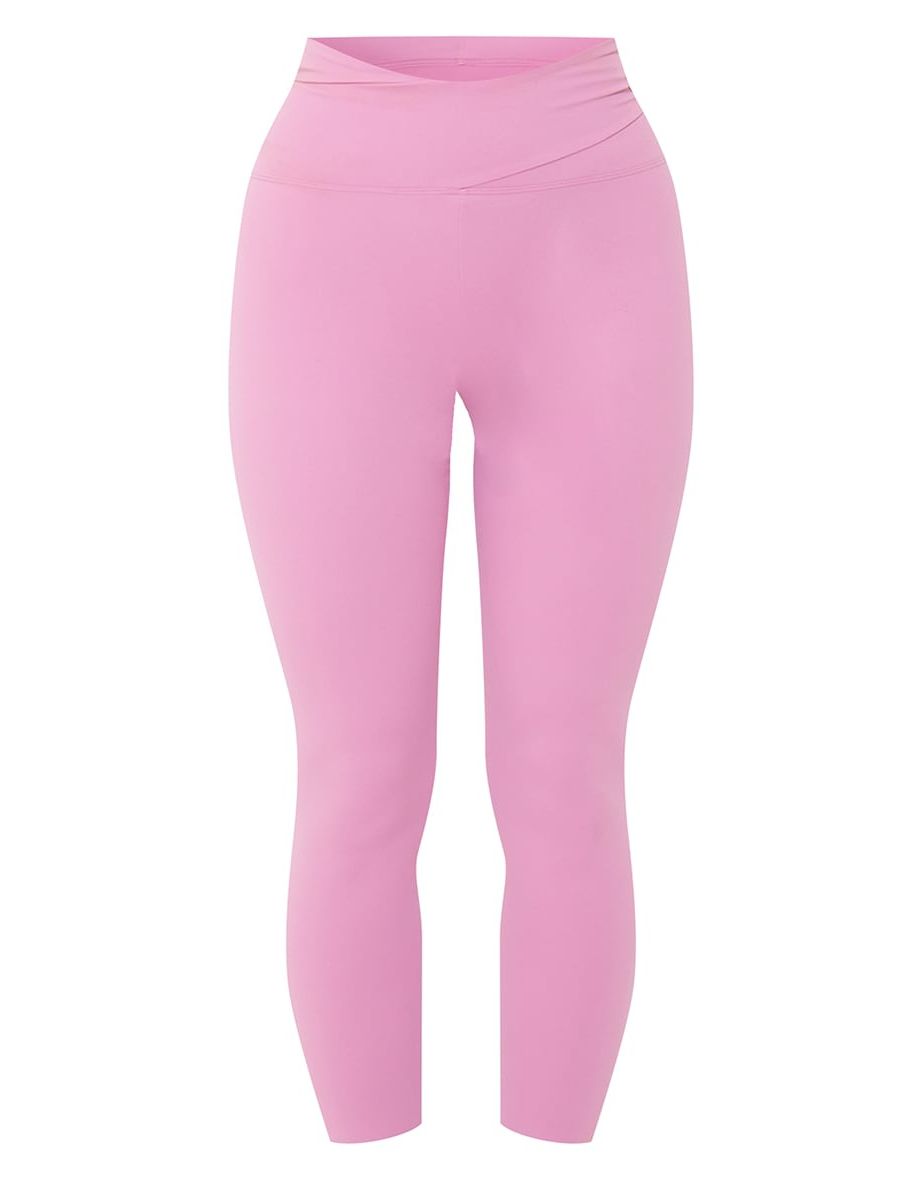 PLT Sport Mauve Sculpt Wrap Waist Leggings - 4