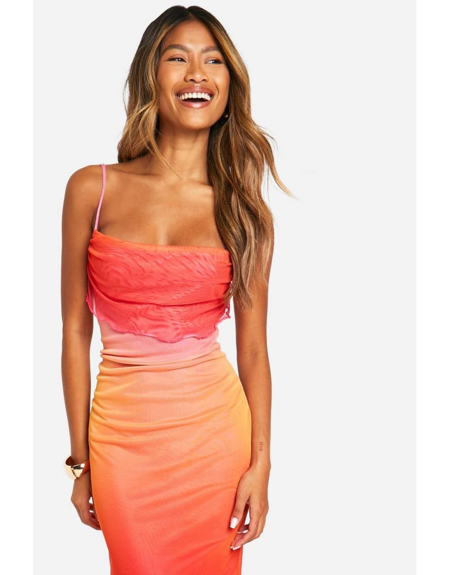 Ombre Cami Slip Dress - multi - 3