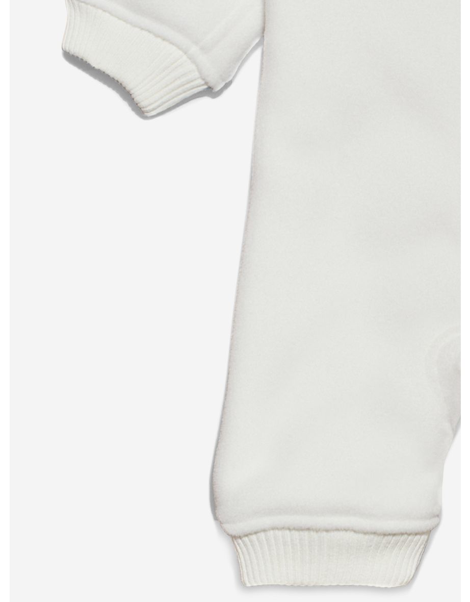 Calvin Klein Baby Sherpa Fleece Snowsuit in Ivory - 3