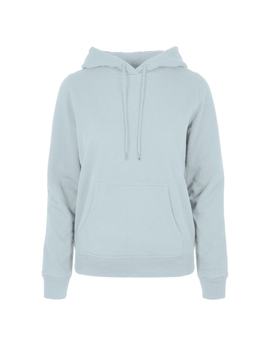 Womens/Ladies Basic Hoodie - Ocean Blue