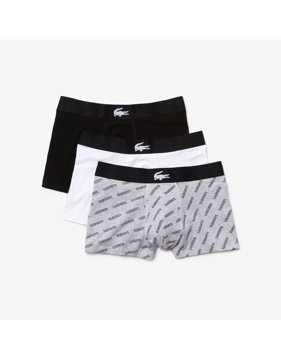 Men's Lacoste Stretch Cotton Trunk 3- Pack Trunks in other