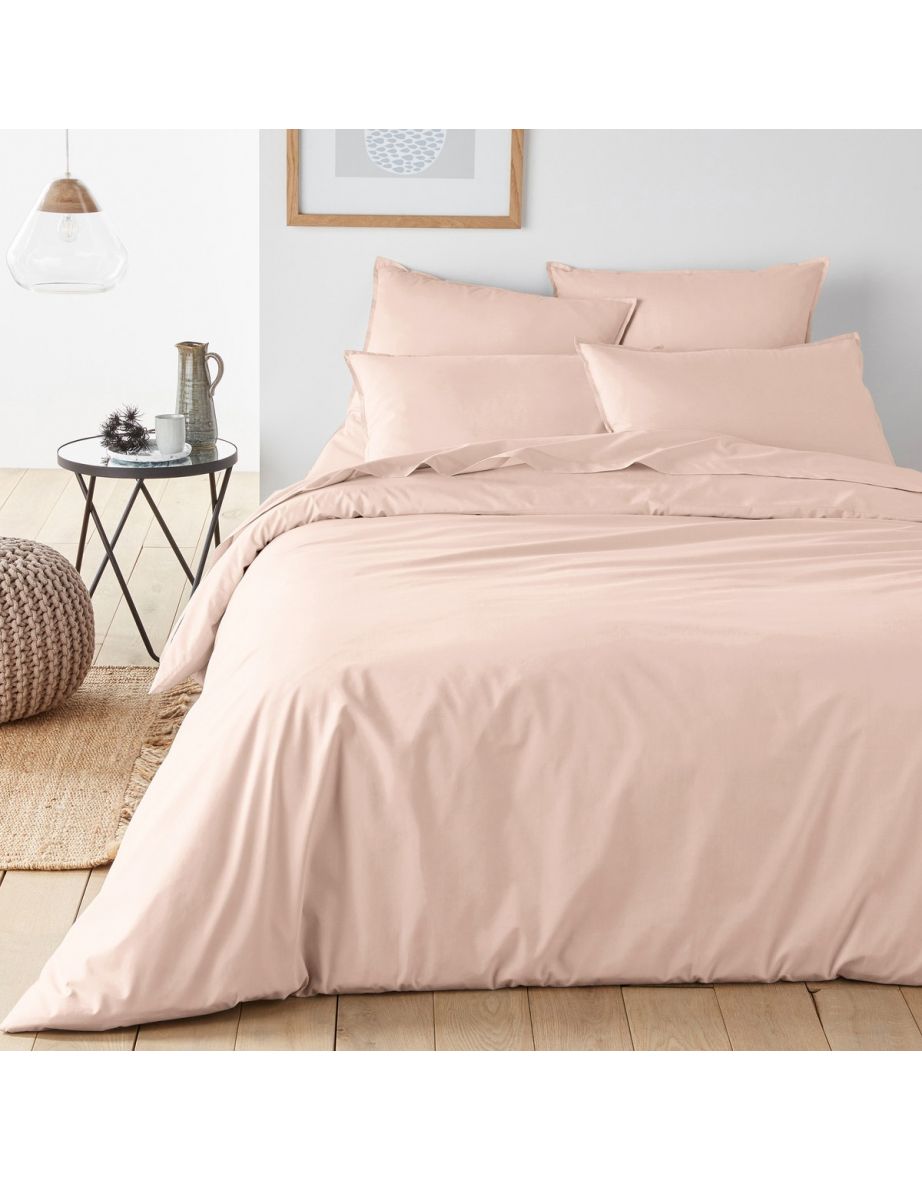 Plain Organic Cotton Percale Bolster Case - 1