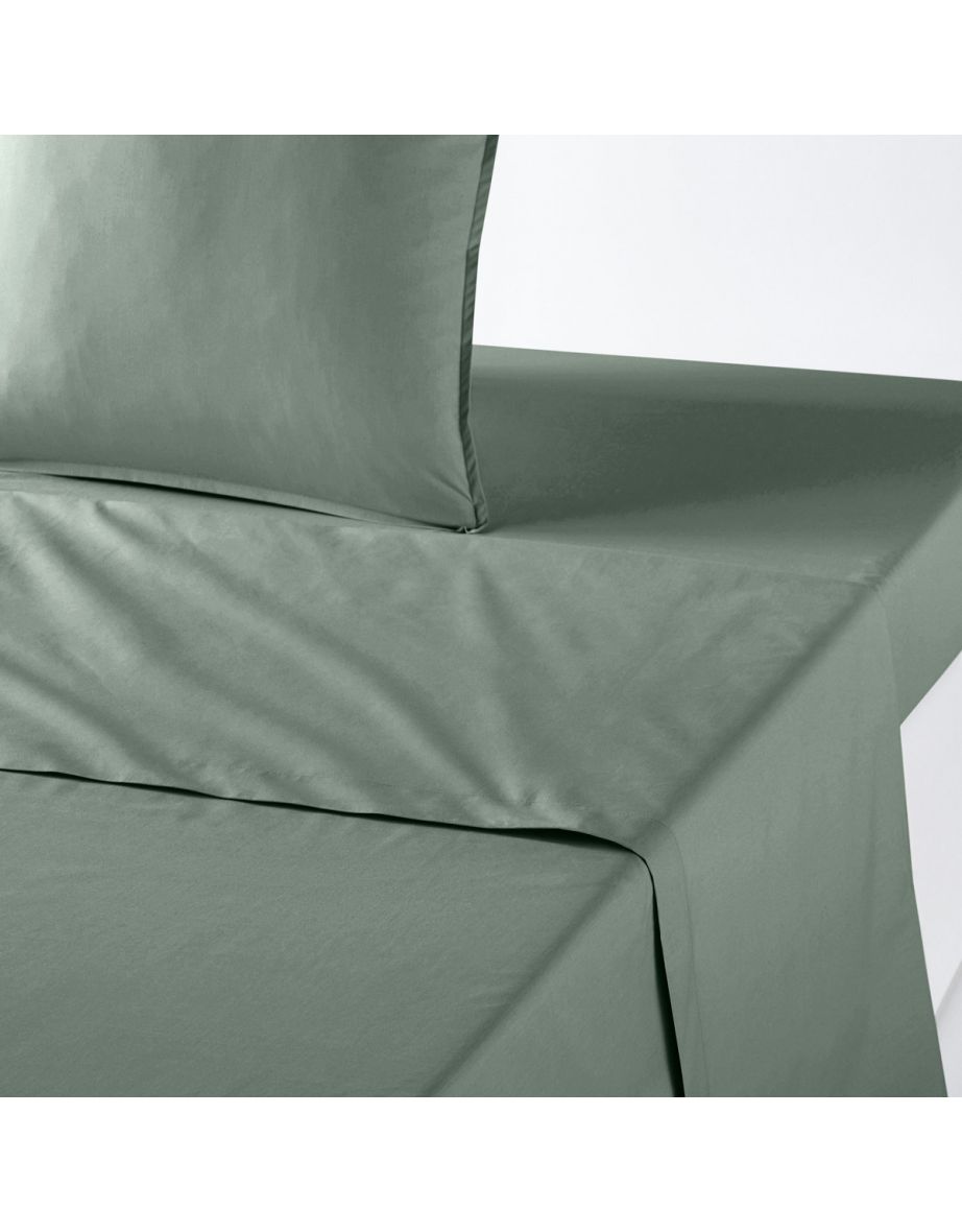 Organic Cotton Percale Flat Sheet