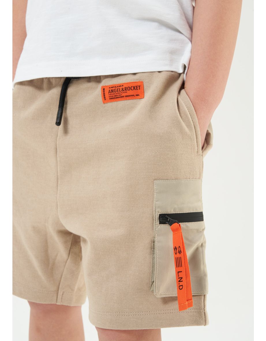 Niko Nylon Pocket Short - Stone - 5