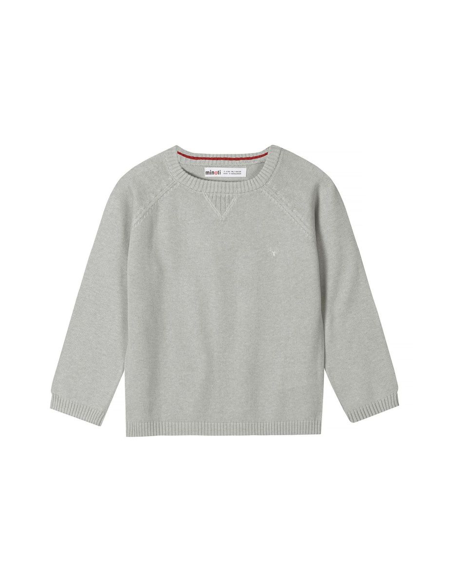 Boys Knitted Crew Neck Jumper