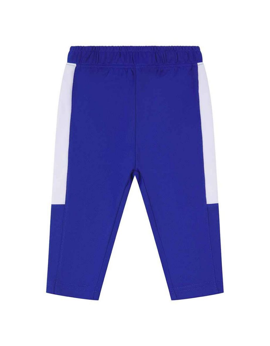 Larkwood Baby Tracksuit Bottoms - Royal Blue/White