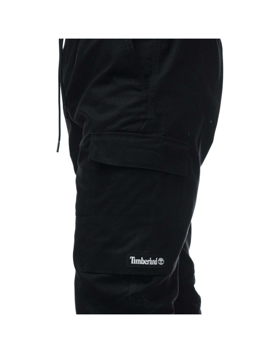Men's Timberland Utility Cargo Jog Pants in Black - 2