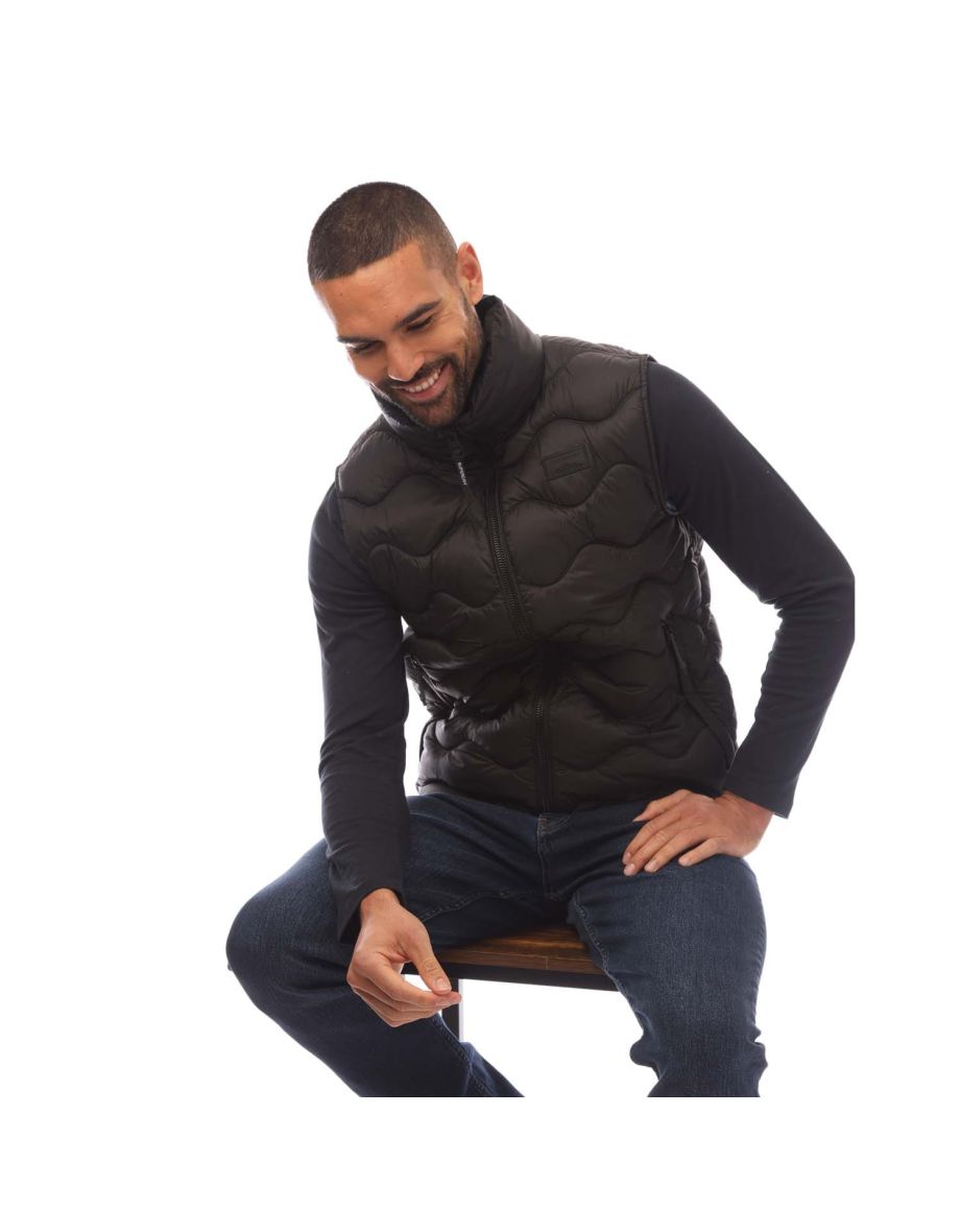 Men's Superdry Studios XPD Gilet in Black - 3