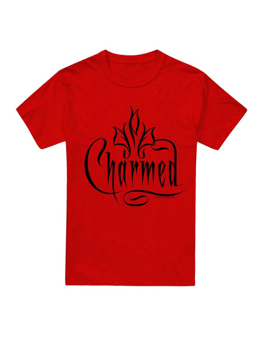 Charmed Unisex Adult Logo T-Shirt - Red