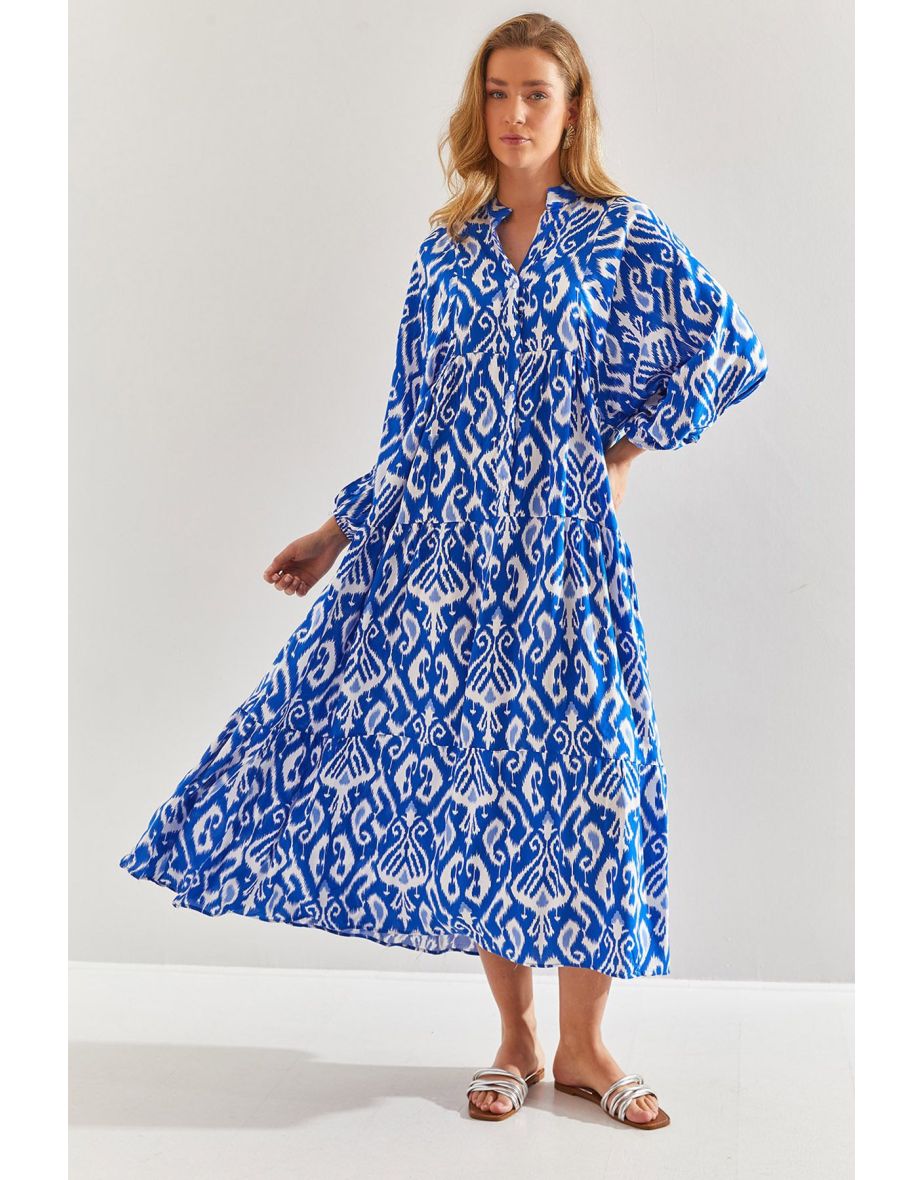 Women's Multi Patterned Viscose Dress